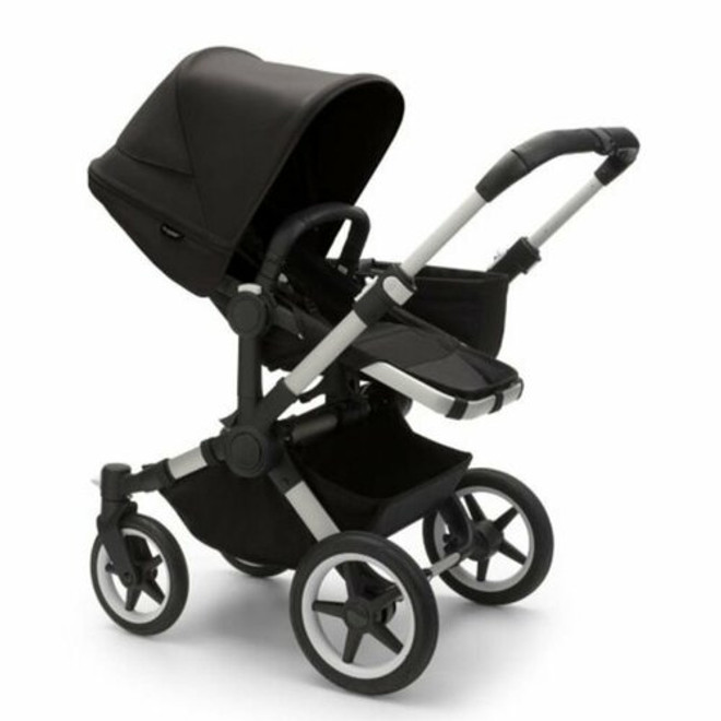 Bugaboo Donkey 5 Mono Complete Set - Alu/Midnight Black-Midnight Black Bugaboo Donkey 5 Mono Complete Set - Alu/Midnight Black-Midnight Black