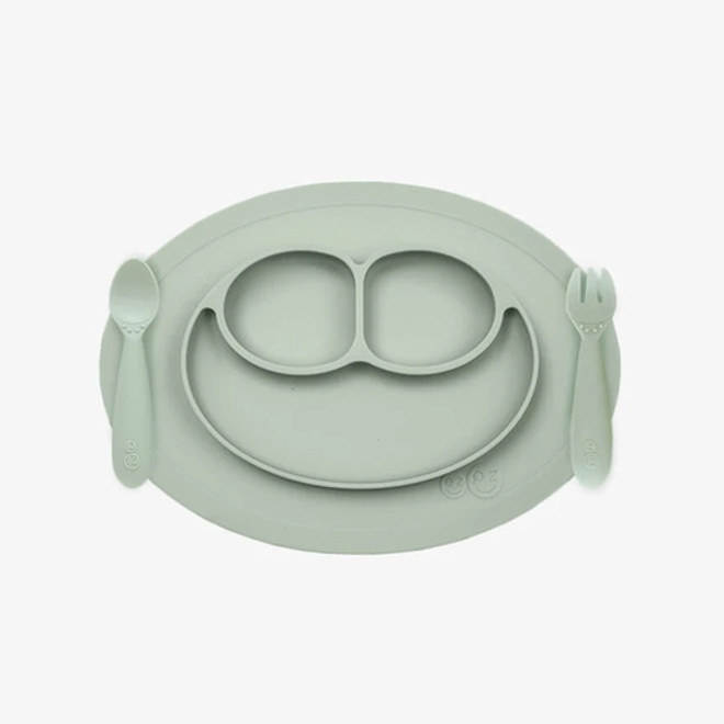 EZPZ Mini Feeding Set in Sage