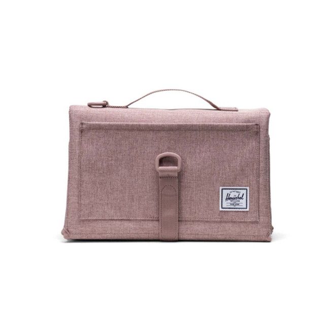Herschel Sprout Change Mat - Crosshatch Ash Rose Herschel Sprout Change Mat - Crosshatch Ash Rose