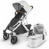 Uppababy Vista V2 Stroller - Bryce (White Marl/Silver/Saddle Leather)