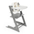 Stokke Tripp Trapp HighChair Complete Storm Grey with Sweetheart Cushion and Tray