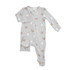 Cookies & Milk Zipper Footie Grey Cookies & Milk Zipper Footie Grey