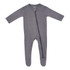 Kytebaby Zippered Footie in Charcoal Kytebaby Zippered Footie in Charcoal