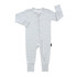 Sleeper with Fold-over Cuffs - Ash Stripe