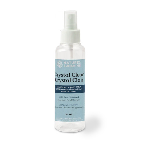 Crystal Clear Deodorant & Body Spray (120 mL) - 2 Pack