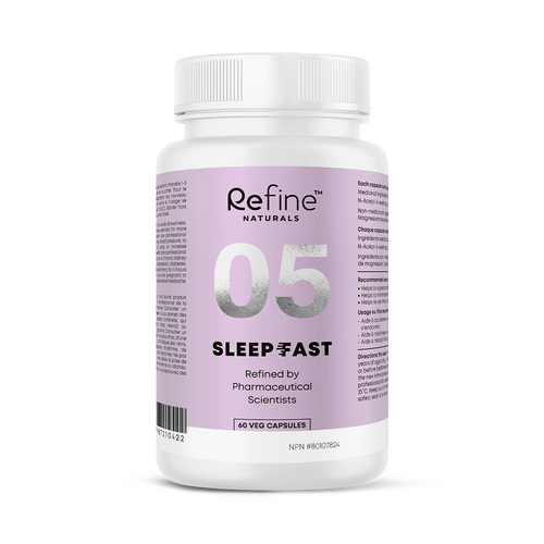 Refine Naturals - Sleep Fast Vitamin - 60 capsules