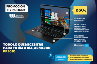 Portátil TTL 14” con Intel i3 por solo 250 €: potencia y fiabilidad al mejor precio Portátil TTL 14” con Intel i3 por solo 250 €: potencia y fiabilidad al mejor precio