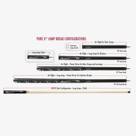 Pure X Pink HXT-P3 Jump Break Cue