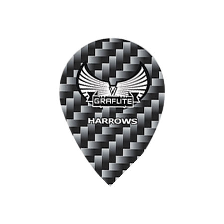 Harrows Graflite Black Flight Teardrop