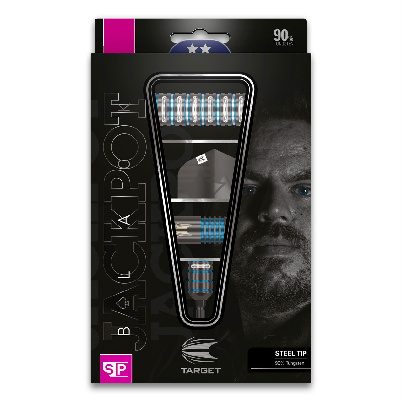 Target Adrian Lewis Jackpot Steel Tip Darts 26g