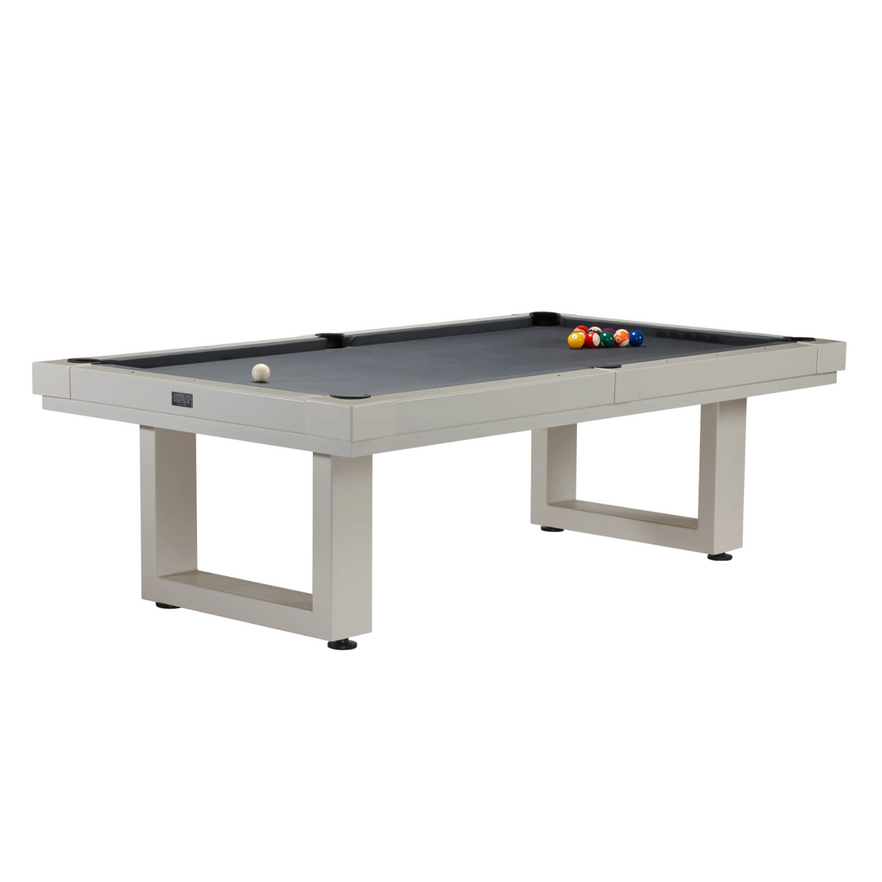 American Heritage Lanai Grey Outdoor Pool Table