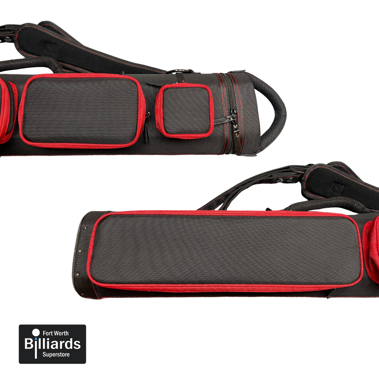 JB Cases 4B/8S Hard Case - Black/Red