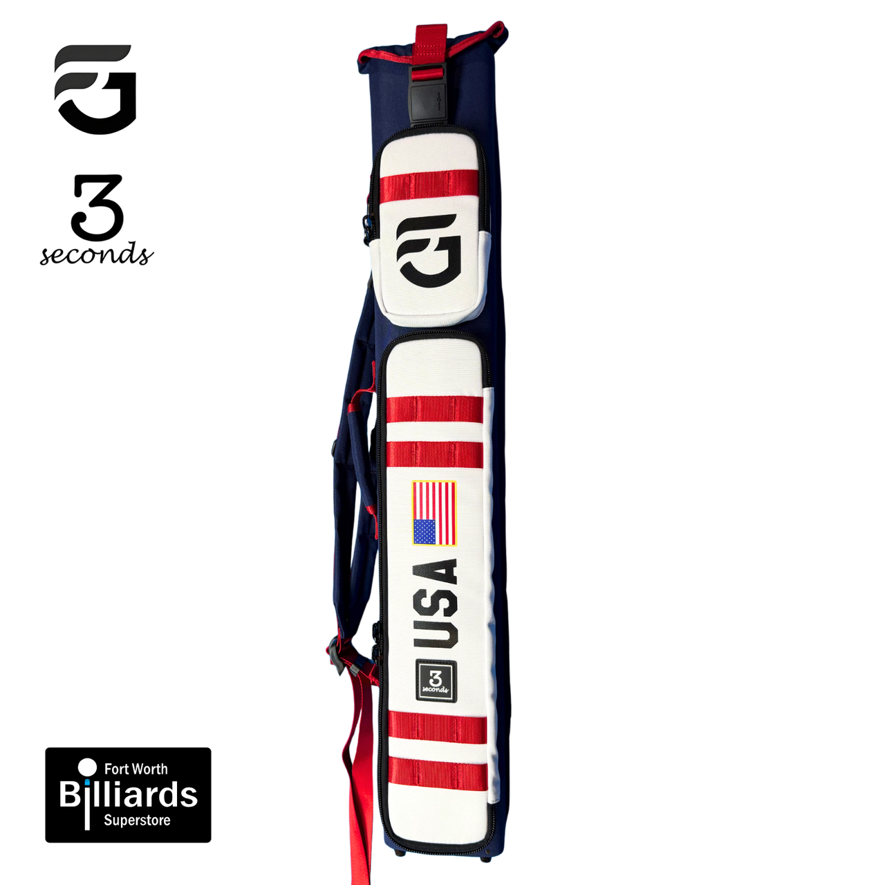 3 Seconds 3B/5S Hard Case - Navy USA Edition