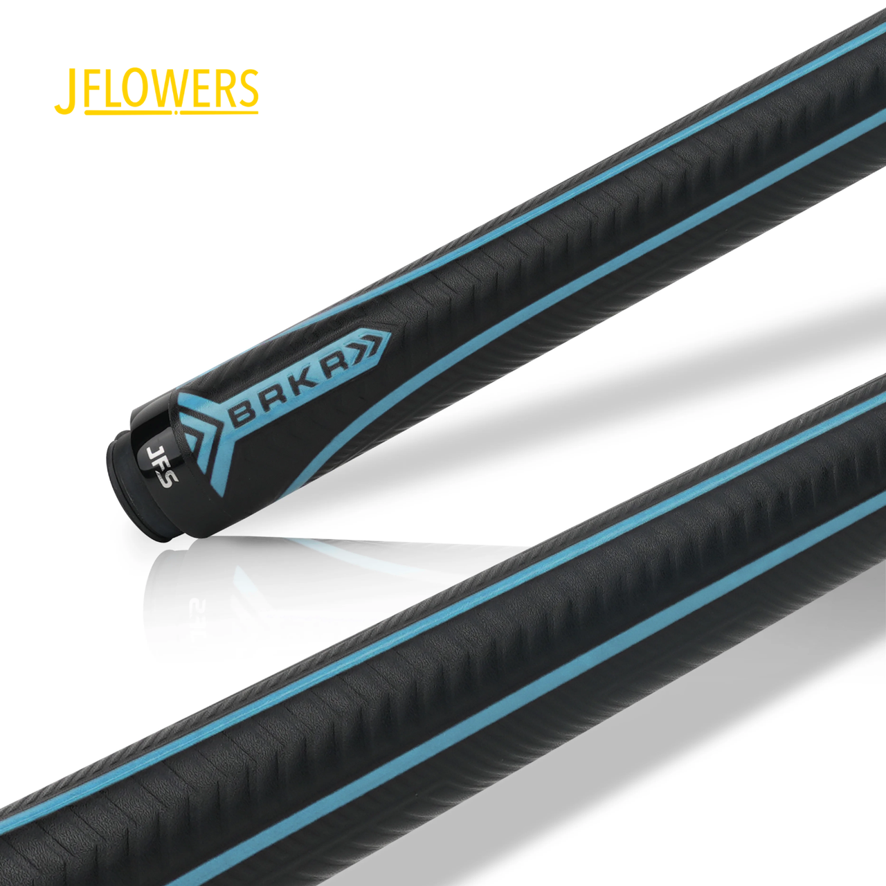 JFlowers BRKR Blue Break Cue w/ Leather Sports Wrap