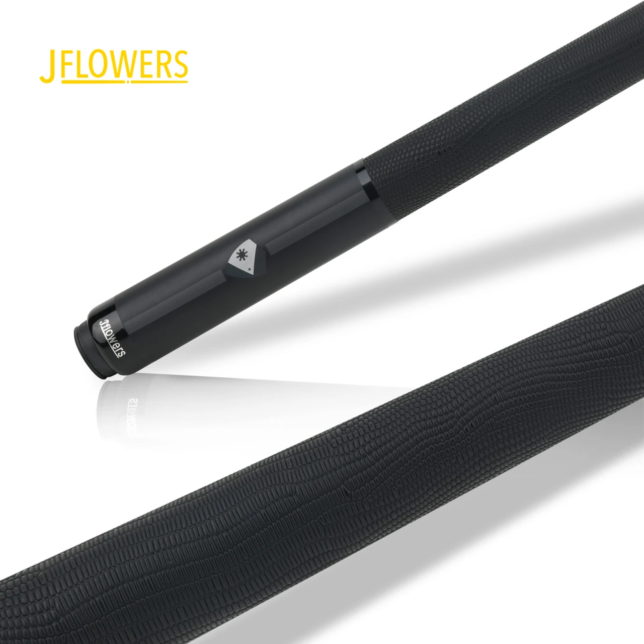 J Flowers Dennis Orcollo Black Cue w/ Leather Wrap