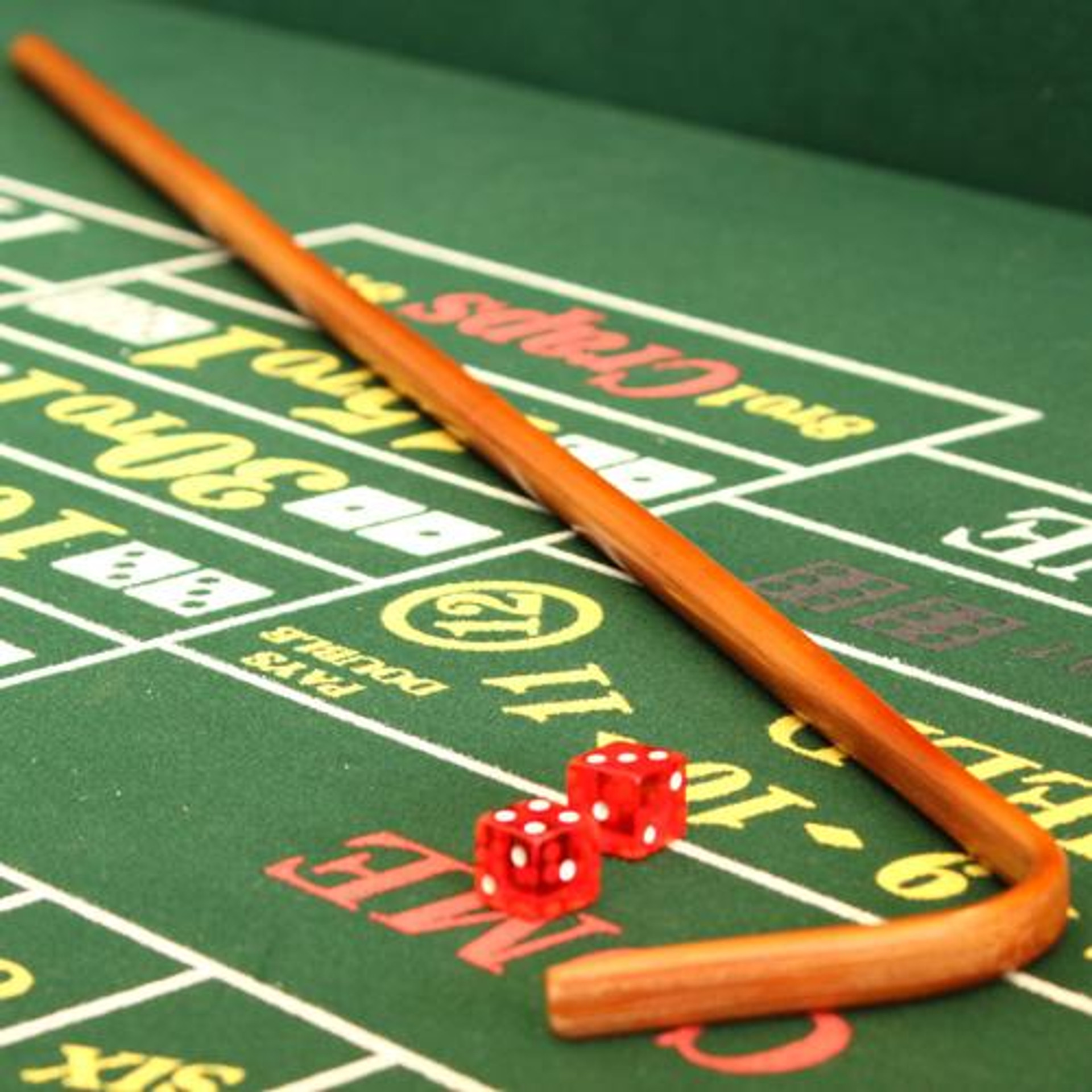 RATTAN CRAPS DICE STICK Fort Worth Billiards Superstore