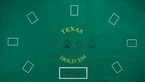 Texas Hold 'Em Felt Layout