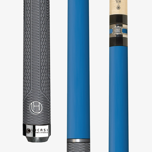 Lucasi Custom Slate Blue & Luminous Snake Hybrid LHE5 Cue