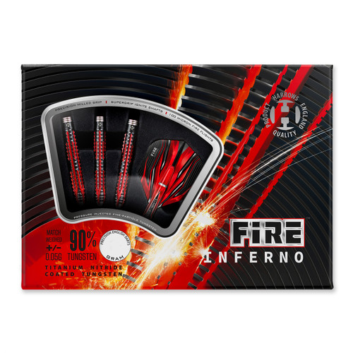 Harrows Fire Inferno Steel Tip Darts 21g Harrows Fire Inferno Steel Tip Darts 21g