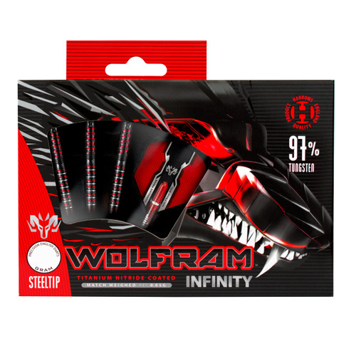 Harrows Wolfram Infinity Steel Tip Darts 25g Harrows Wolfram Infinity Steel Tip Darts 25g