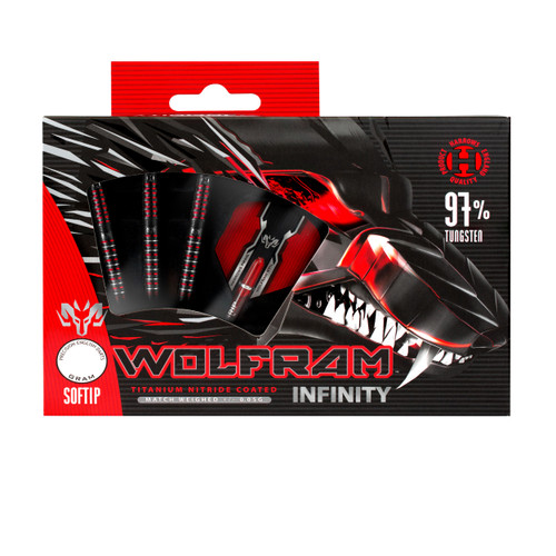 Harrows Wolfram Infinity Soft Tip Darts 20g Harrows Wolfram Infinity Soft Tip Darts 20g
