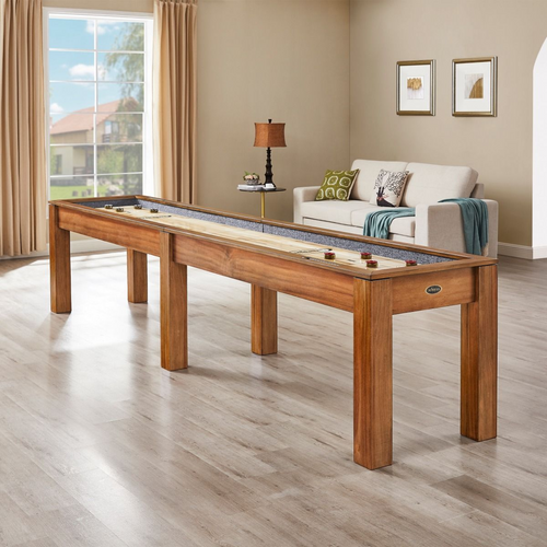 Imperial Penelope Shuffleboard Table in Acacia Imperial Penelope Shuffleboard Table in Acacia