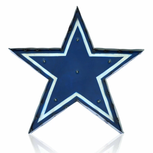 Imperial Dallas Cowboys Star Metal Light