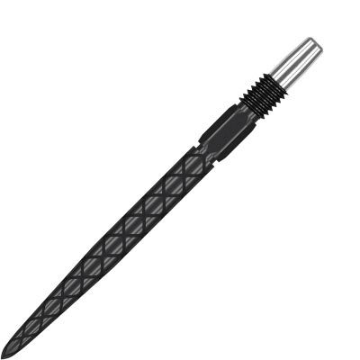 Magic Darts Swiss Diamond Pro Steel Point - Black 26mm