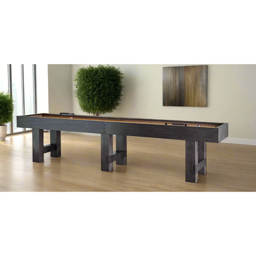 American Heritage Bristol Charcoal Shuffleboard Table