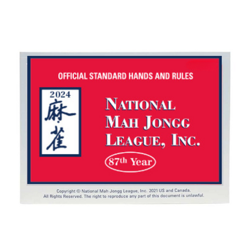 2024 National Mah Jongg League Card - Jumbo