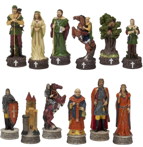 Robin Hood Resin Chessmen