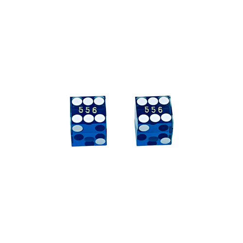 9/16" Transparent Square Edge Numbered Dice 9/16" Transparent Square Edge Numbered Dice