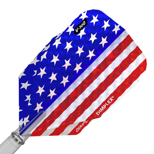 Viper Dimplex  Vertical American Flag Standard Dart Flights