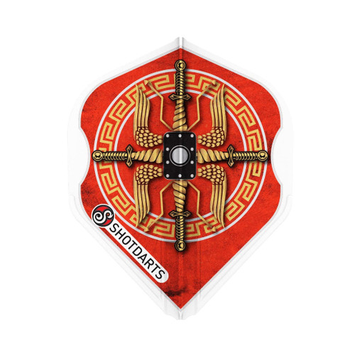 Shot Darts Roman Centurion Trio Flight Pack - L Style Shot Darts Roman Centurion Trio Flight Pack - L Style