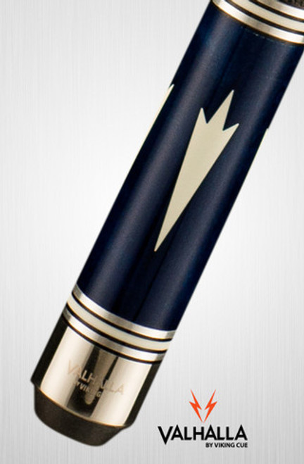 Valhalla VA903 Blue Stain with Leather Wrap Cue Valhalla VA903 Blue Stain with Leather Wrap Cue