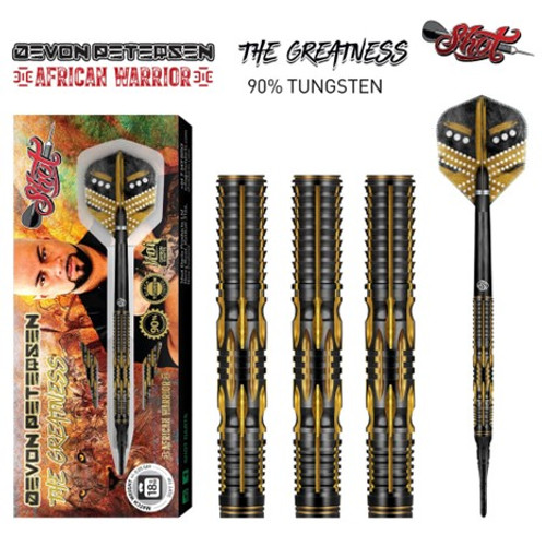 Shot Darts Devon Peterson Greatness Soft Tip Darts 18g