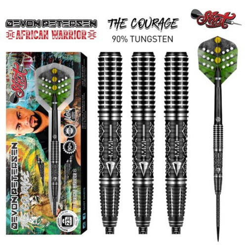 Shot Darts Devon Peterson Courage Steel Tip Darts 25g