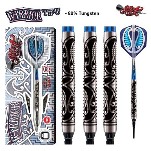 Shot Darts Warrior Tipu Soft Tip Darts 18g