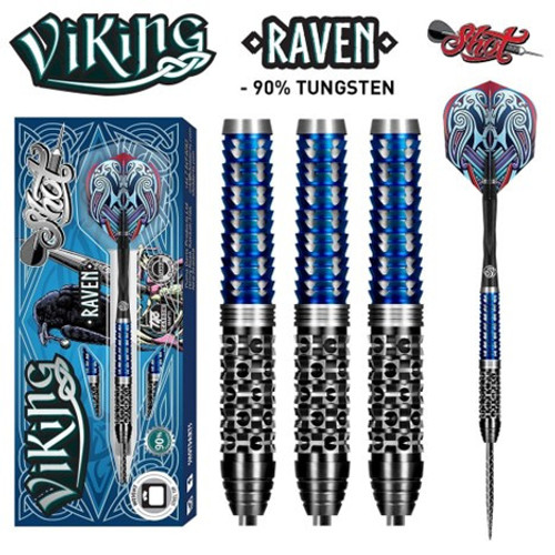 Shot Darts Viking Raven Steel Tip Darts 23g