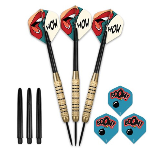 Shot Darts Solo Brass Steel Tip Darts 18g Shot Darts Solo Brass Steel Tip Darts 18g