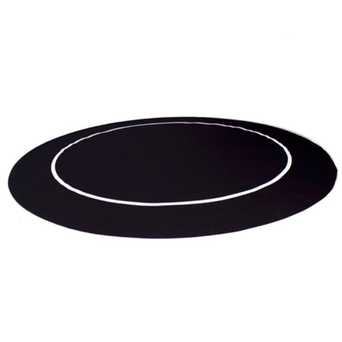 Black Sure Stick Poker Table Layout With Rubber Grip - 54'
