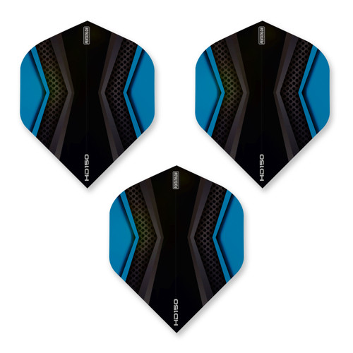Dart World Pentathlon HD 150 Black & Cyan Flight