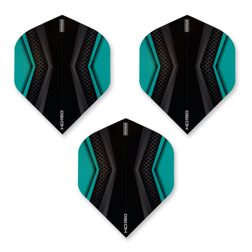 Dart World Pentathlon HD 150 Black & Aqua Flight