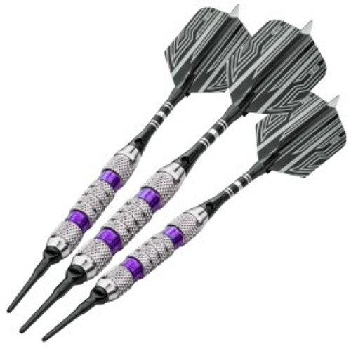 Great Lakes Dart Viper Wind Runner Purple Soft Tip Darts 18g