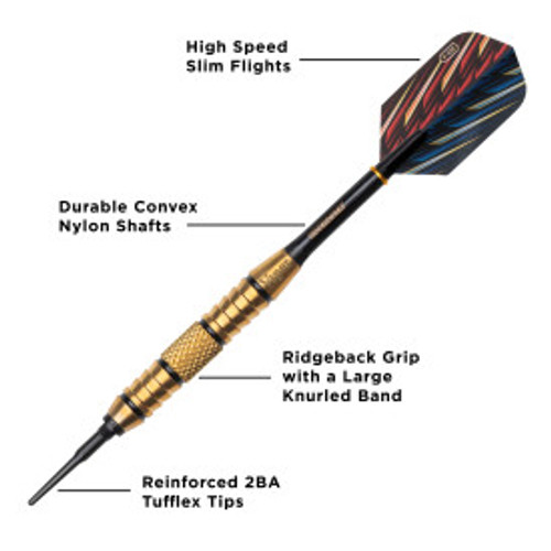 Great Lakes Dart Viper Elite Brass Soft Tip Darts 18g Great Lakes Dart Viper Elite Brass Soft Tip Darts 18g
