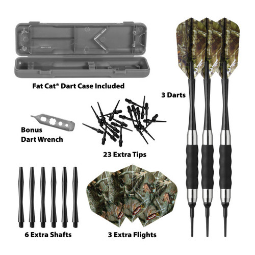 Great Lakes Dart Fat Cat RealTree Xtra Soft Tip Darts 16g
