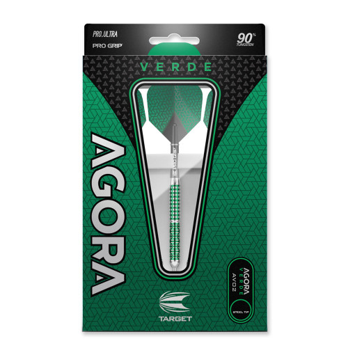 Target Agora Verde AV2 Steel Tip Darts 23g Target Agora Verde AV2 Steel Tip Darts 23g