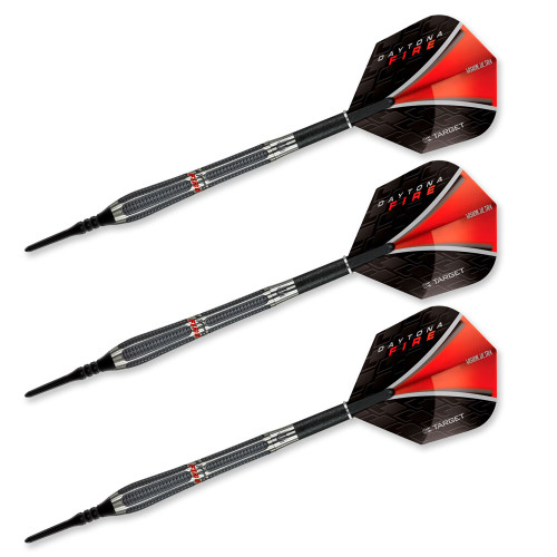★TARGET DAYTONA FIRE GT10 20g ダーツセット 3本 Target Daytona Fire GT10 Soft Tip Darts 20g