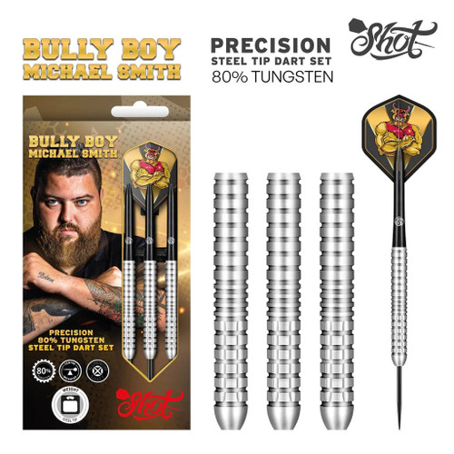 Shot Darts Michael Smith 'Bully Boy' Steel Tip Darts 25g