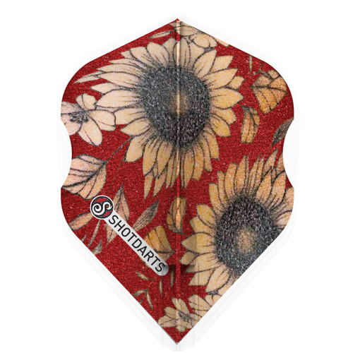 Shot Darts Sunflower Trio Flight Pack - L Style Shot Darts Sunflower Trio Flight Pack - L Style